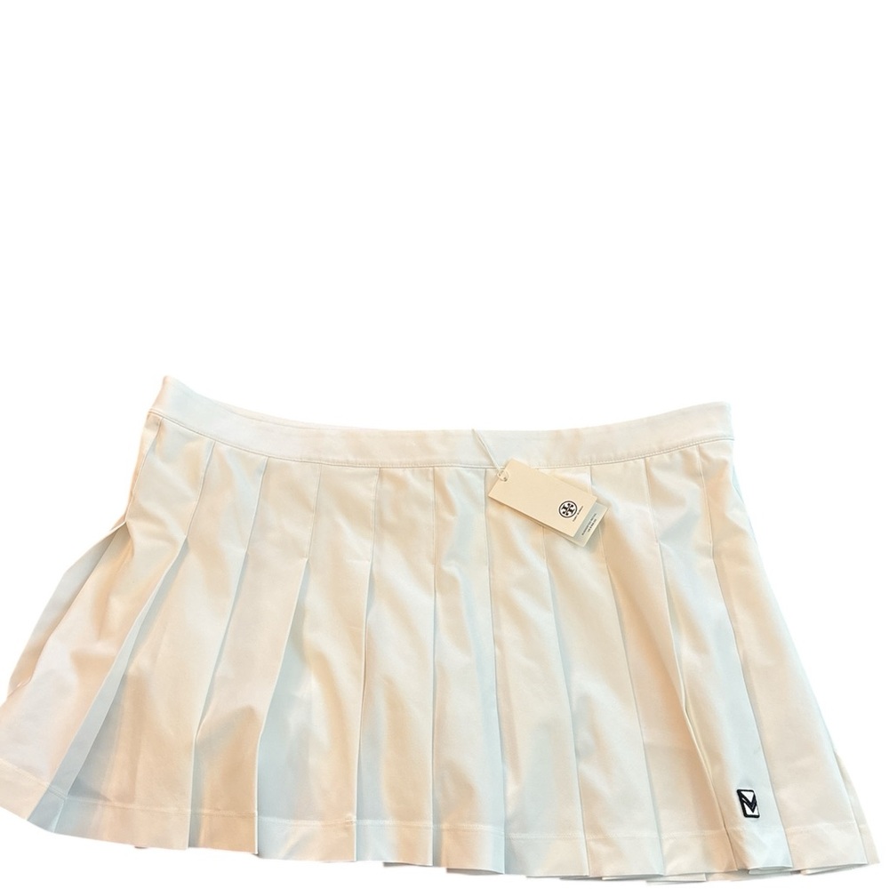 NWT Tory Burch Snow White Tennis Skirt Pleated Size 14 athleisure Pickleball